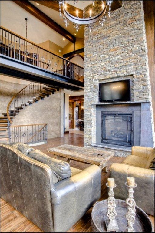 image_path_id14_263 living room with fire place feature