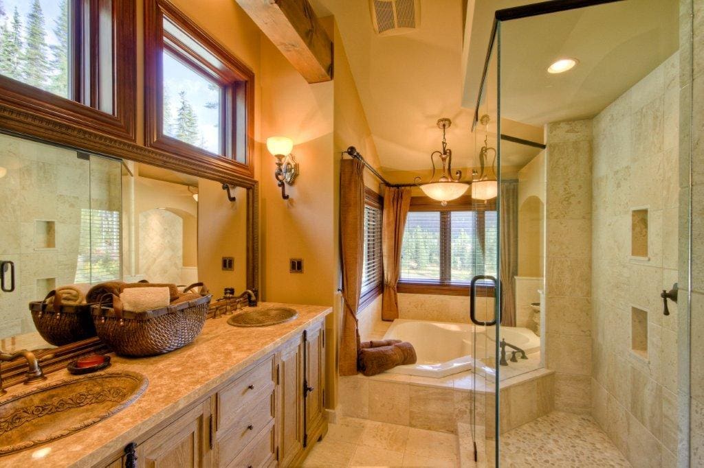 image_path_id14_637 Custom Master bathroom with soaker tub and shower