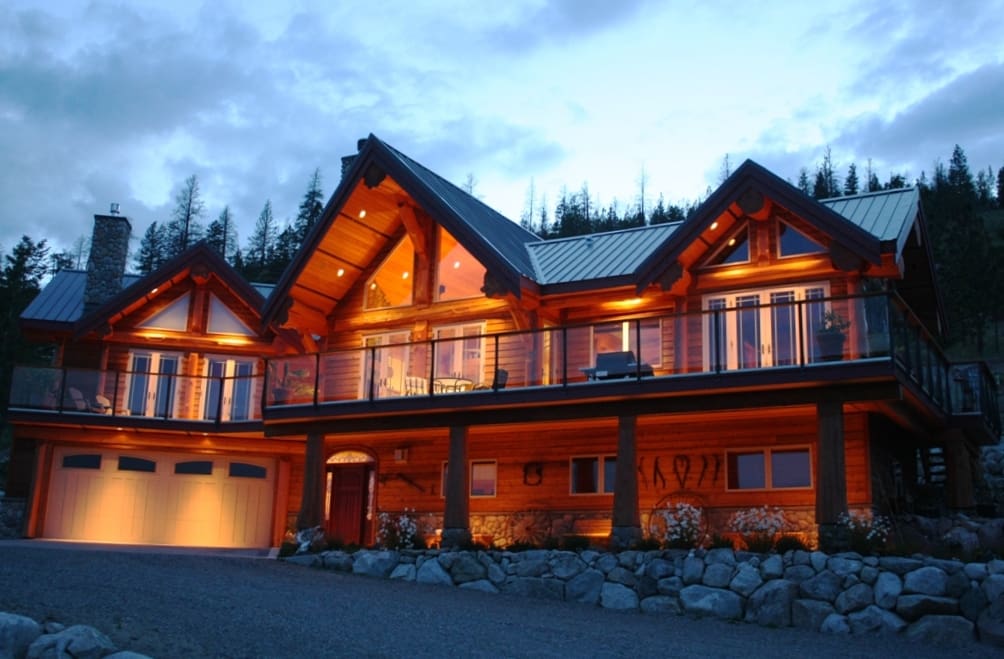 custom Post and Beam log home designs