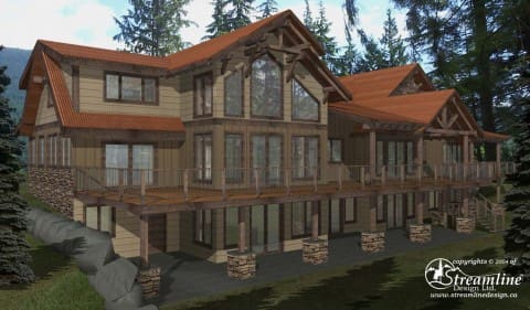 Hudson Hope Custom Timber Frame Design