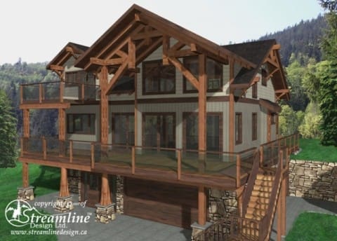 Lookout Ridge Timber Frame House