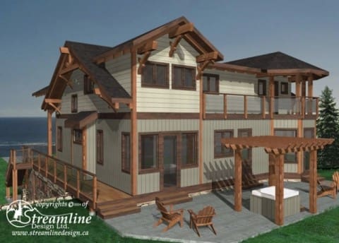 Lookout Ridge Timber Frame House