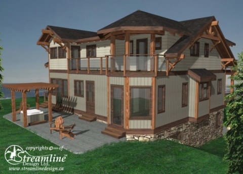 Lookout Ridge Timber Frame House