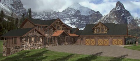 Tamaric Custom Timber Frame Plan