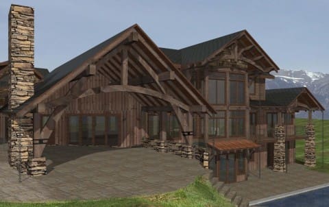 Tamaric Custom Timber Frame Plan