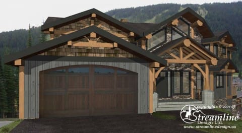 Valley Drive Custom Timber Frame Plan