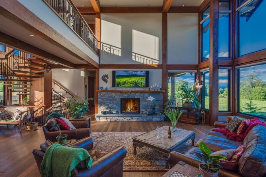 Log and timber frame custom designs.